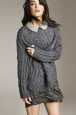 2015 otoño invierno Pullover para mujeres moda de encaje
