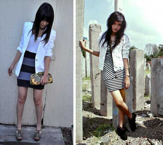 blazer-blanco-falda-tubo