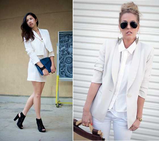 Cu00f3mo Combinar Un Blazer Blanco Y Causar Sensaciu00f3n En Primavera | Web De La Moda Cu00f3mo Combinar Un Blazer Blanco Y Causar Sensaciu00f3n En Primavera | Web De La Moda