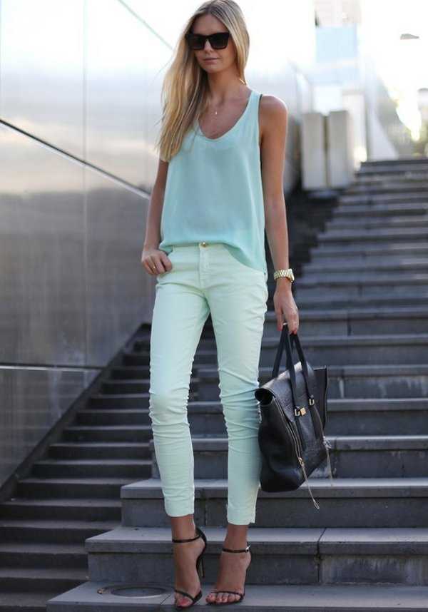 Outfit con juans y tacos ¡Me encanta!